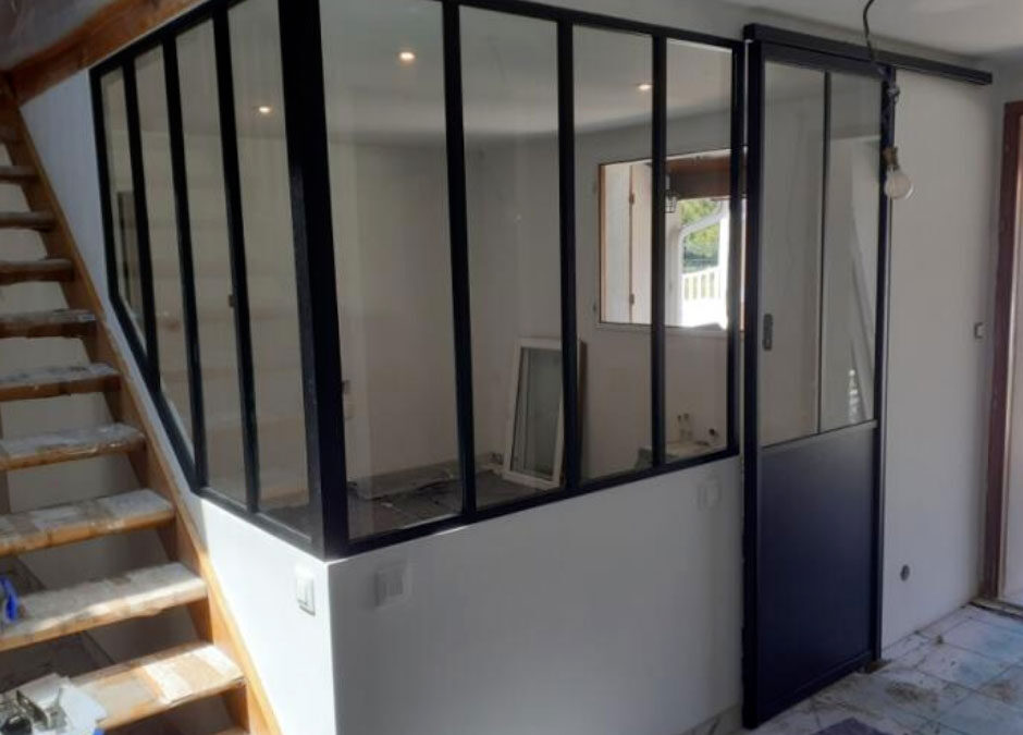 Verrière d’angle sur-mesure à Capbreton (40)