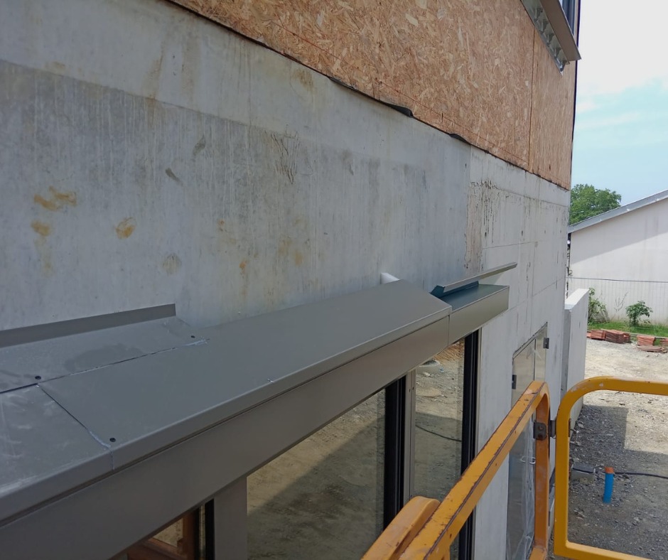 menuiseries aluminium pour un collège