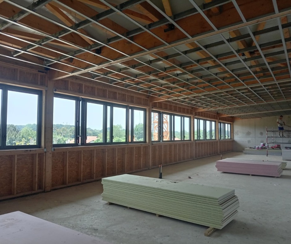 menuiseries aluminium pour un collège