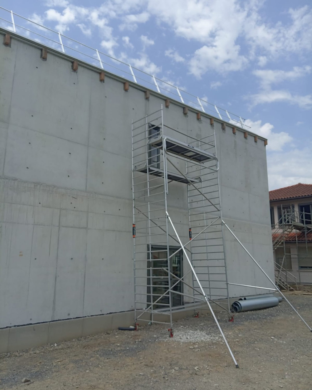 menuiseries aluminium pour un collège