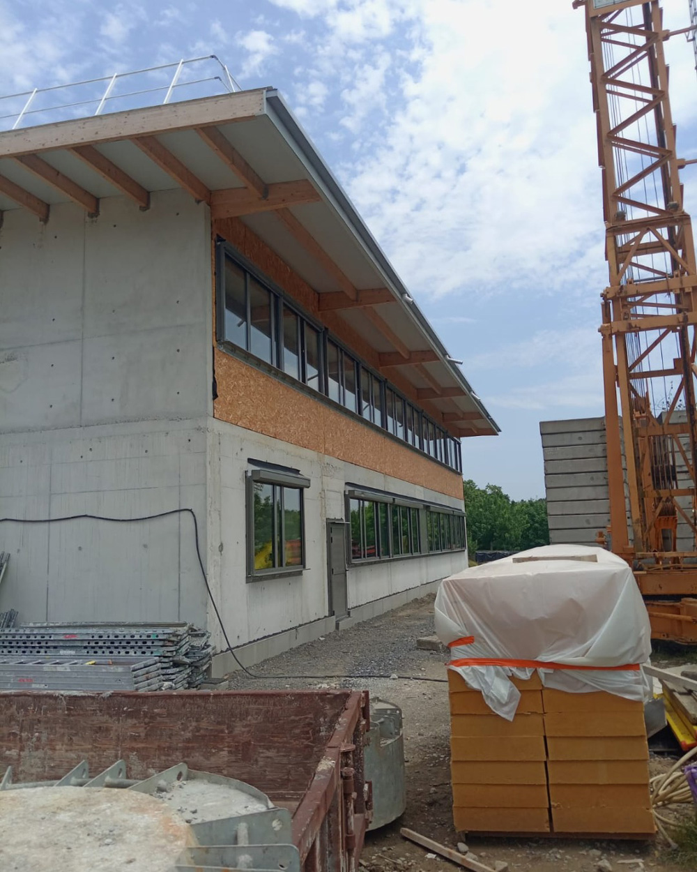 menuiseries aluminium pour un collège