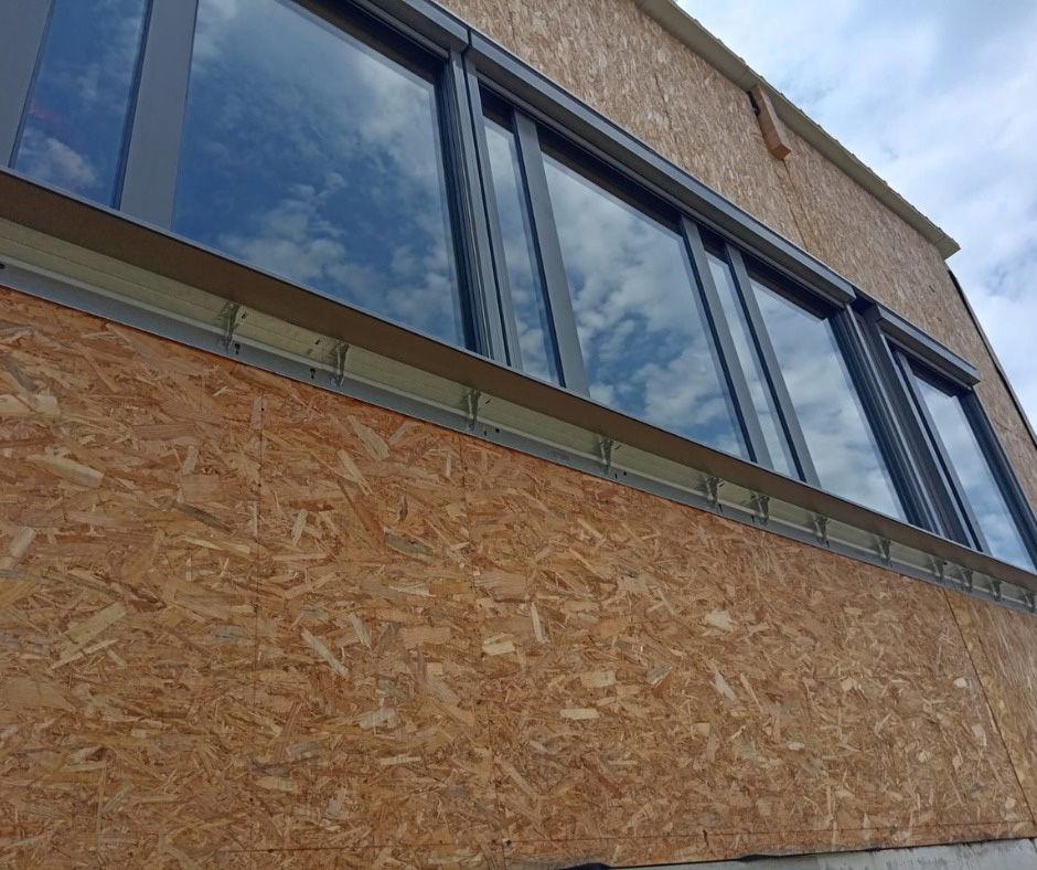 menuiseries aluminium pour un collège