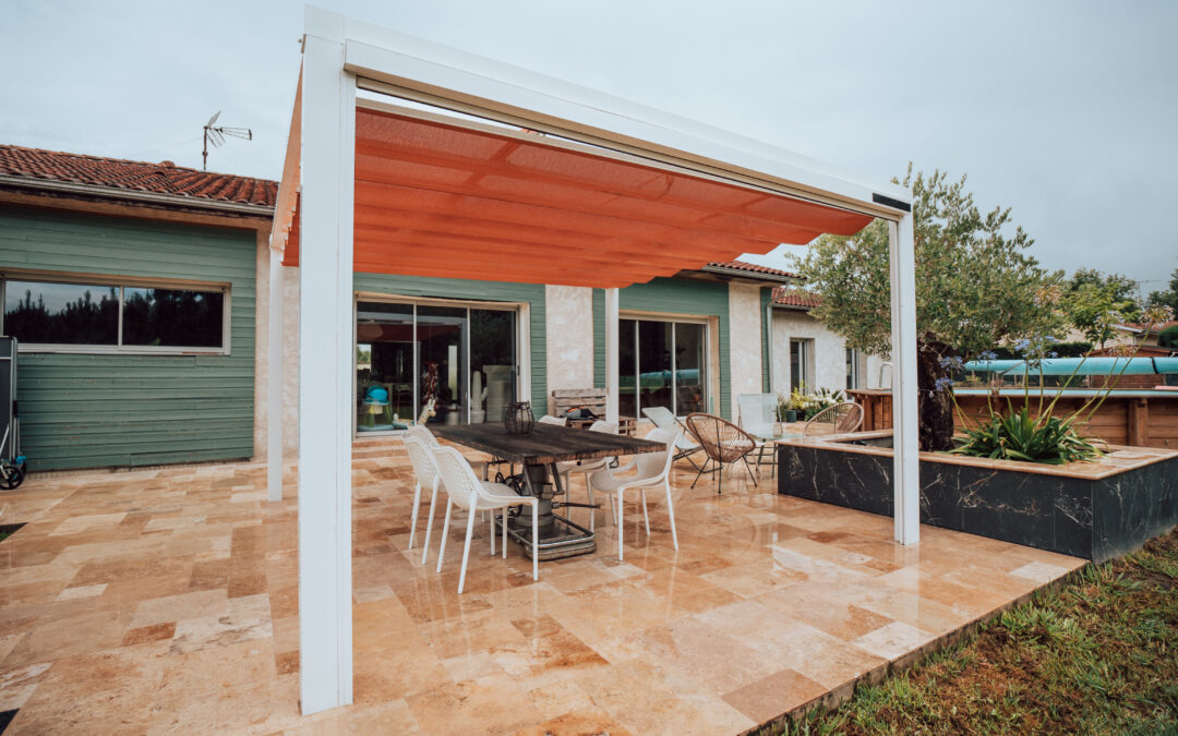 Pergola toile Ferrari à Tartas