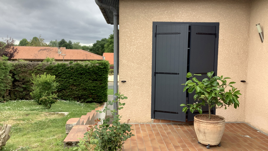 Volets battants aluminium et menuiseries PVC à Dax