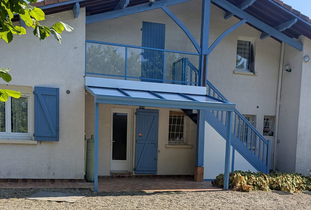 Auvent et garde-corps sur-mesure à Tartas