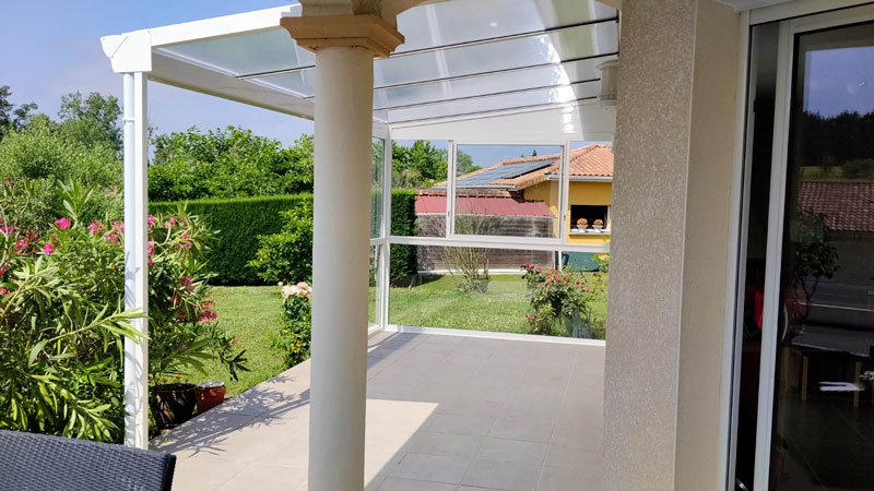 Fermeture de terrasse sur mesure